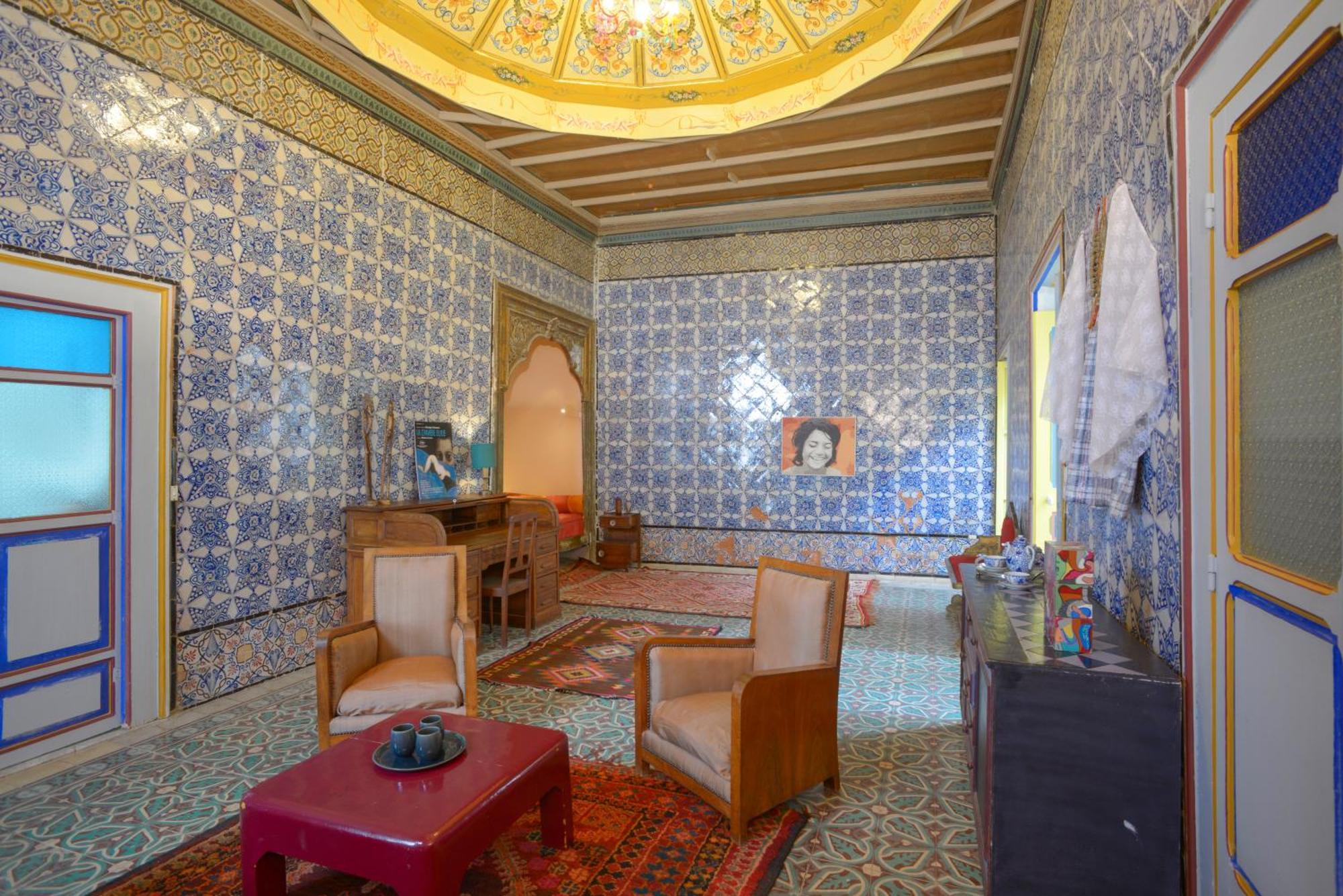 La Chambre Bleue Tunis Bagian luar foto